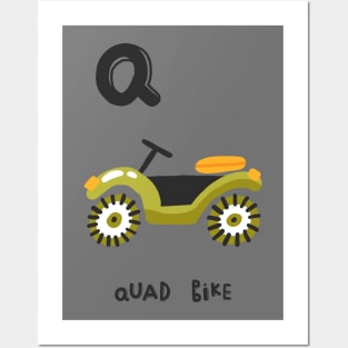 Q is Quad Bike Posters and Art